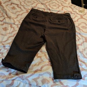 Women's knee length plaid pants size 16